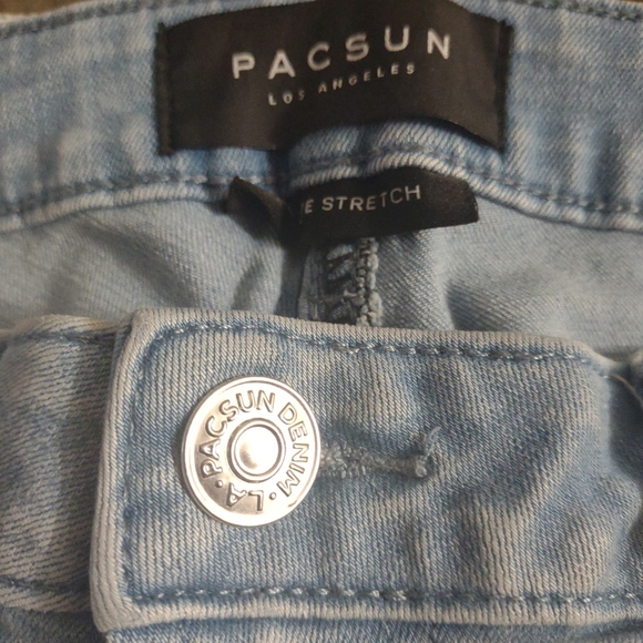 Pacsun Stacked Active Stretch Skinny Jeans Size 34x32 Very Gently Used Zero Flaw - Picture 4 of 12